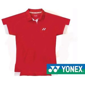 Yonex dames/kinderpolo - rood - maat XS