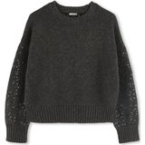 DKNY - D62380 - Trui - Grijs - 12 Years Meisjes