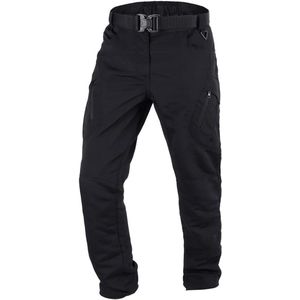 Allecto Plus - Werkbroek voor heren in zwart met 9 zakken en ritssluiting - Duurzame cargobroek voor mannen in XXL maat