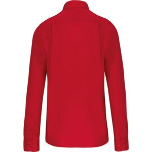 Kariban Heren poplin overhemd lange mouwen K541 - Classic Red - 5XL