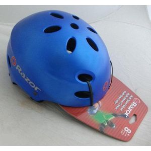 Razor Jongeren Skatehelm - Maat M - Satijn Blauw