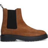 Sacha - Heren - Cognac suède chelsea boots - Maat 45