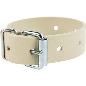 Afdekzeilwinkel - Pvc tir riem 60cm met gesp 20mm beige