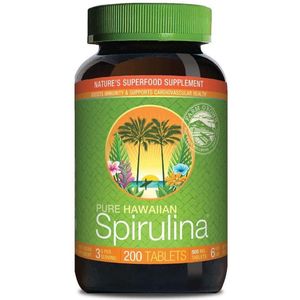 Pure Hawaiian Spirulina 500mg, 200 tabletten