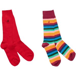 Swole Panda | kerstsokken | Christmas Cracker | Bamboe sokken | 2 Paar | maat 40-45