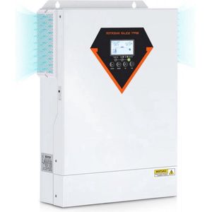 2-in-1 Hybride Zonne-omvormer - omvormer- Zonnepanelen- 5500W - LCD-Scherm - 4 Uitgangsmodi: UTL, SOL, SBU, SUB