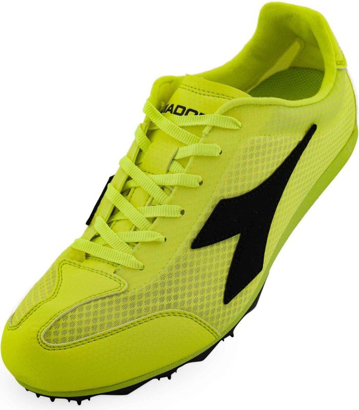 Diadora - Mid Distance Spike - Hardloopschoenen - Fluo - Lichtgewicht