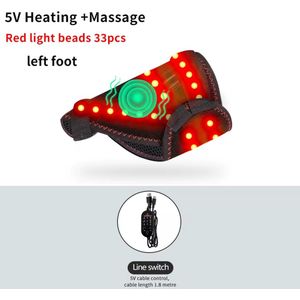 Elektrisch Enkelmassageapparaat met Warmte en Trillingen – Verwarmde Enkelbrace tegen Pijn, Verstuikingen en Gewrichtsklachten – 3 Massagestanden