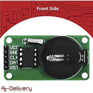 AZDelivery 5 x DS1302 Serial Real Time Clock RTC Real Time Clock Module compatibel met Arduino en Raspberry Pi Inclusief E-Book!