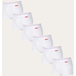 Undiemeister Korte Boxershort Heren - Chalk White (Wit) - 6-Pack - Mellowood Tencel - Ademend, Anti-Bacterieel & Naadloos Ondergoed - Premium Onderbroeken Heren - Maat XL