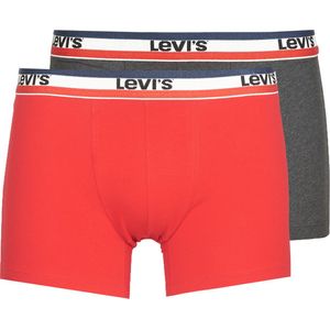 Levi's - Sportswear Logo 905005001 - Boxershorts - Rood/Zwart - 6-pack