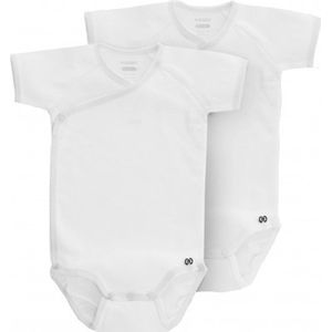 Woody Baby Body Korte Mouw Duopack Wit 1m