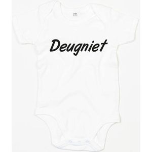 Rompertje Deugniet-Wit-3-6 Maanden