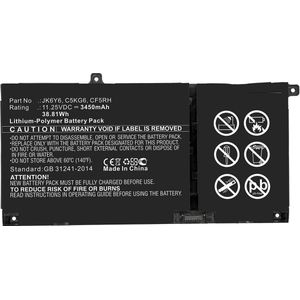 Dell - 451-BCPT - Laptopaccu - Zwart - Lithium-Ion