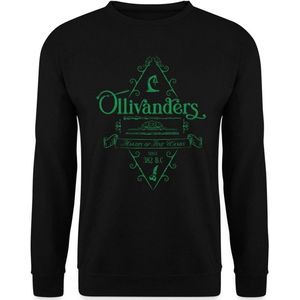 Harry Potter Olivanders Winkel Groen Logo Sweater Heren
