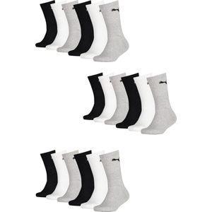 18 PACK Puma JUNIOR CREW kindertennissokken voor meisjes en jongens