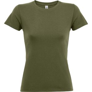 SOLS Dames/dames Regent T-Shirt met korte mouwen (Leger)