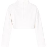 myMo - Fashion Look Collection - Sweatshirt - Cropped - Met Half-Zip Kraag