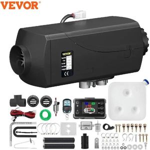 Vevor Standkachel Diesel 12V - Auto Verwarming - 5KW - Luchtverwarmer met LCD Schakelaar - Standkachel 12 Volt Diesel - Auto Heater voor Auto's, Bussen, Campers, Vrachtwagens - Zwart