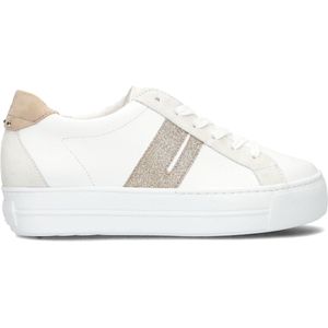 Paul Green 5330 Lage sneakers - Leren Sneaker - Dames - Wit - Maat 41