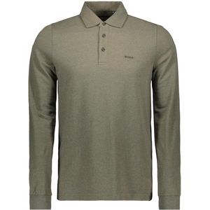 New Zealand Auckland Poloshirt Polo Long Sleeve 25hn203 1763 Mannen Maat - M