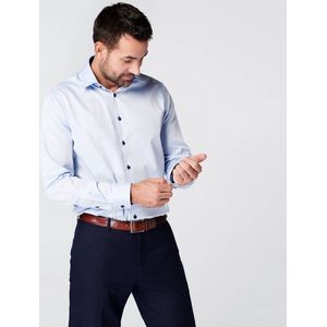 SKOT Fashion Duurzaam Overhemd Heren Business Blue - Lichtblauw - Maat XXL