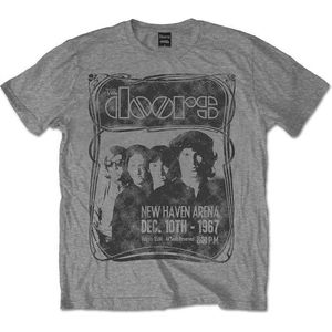 The Doors - New Haven Frame Heren T-shirt - S - Grijs