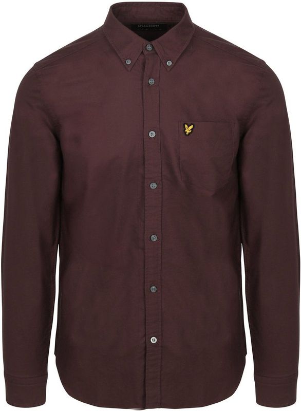 Lyle & Scott - Katoenen Overhemd - Bruin