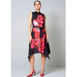 Alba Moda Kleid Kleid mit platziertem Blumenprint