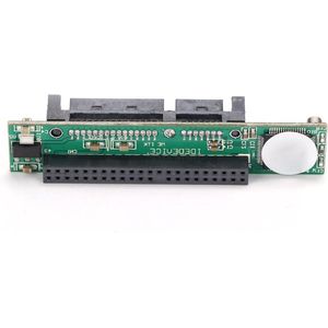 Naar SATA-adapterkaart 25 Inch 44-pins IDE-harde Schijf Vrouwelijk Naar 7+15-pins Mannelijk SATA-convertermodule Ondersteuning ATA 66/100/133 voor Laptop-drivekaart.