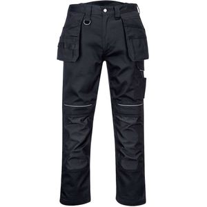 Portwest PW3 - Katoenen Worker Holters Broek - Zwart - PW347