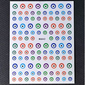 Akyol - nagel stickers - evil eye - evileye nagel sticker - nagel sticker - turkse oog - blauwe oog - stickers voor nagel - boze oog sticker - evil eye sticker