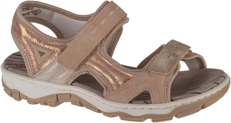 Klassieke Sandalen - Kunstleer - Plat - Klittenbandsluiting - Smal