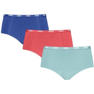 PUMA - 3-pack Mini Boxershorts - Groen en Zwart - Dames