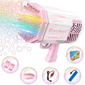 Bellenblaas maker - Speelgoed zeepbellenmachine - Bubble Gun Bazooka - 69 gaten voor 5000 bellen - oplaadbaar