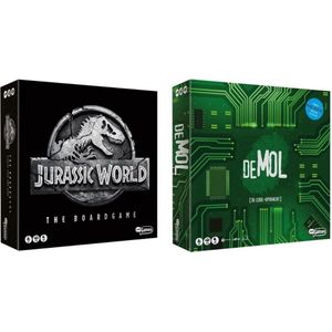 Spellenbundel - 2 Stuks - Jurassic World the boardgame & Wie is de Mol De Code opdracht