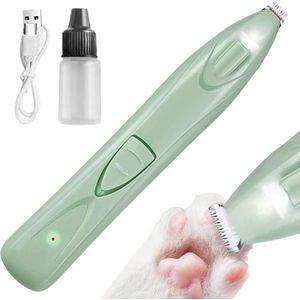 Stille Klauwslijper voor Honden en Katten - USB Oplaadbare Poottrimmer voor Huisdieren
