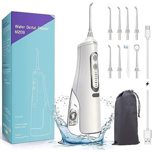 Draadloze Watertandflosser met 8 Straalpunten en 4 Modi - Professionele Mondverzorging