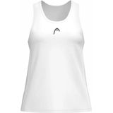 HEAD - Club 25 Tech Débardeur - Wit - 100% Polyester - Sportieve Pasvorm