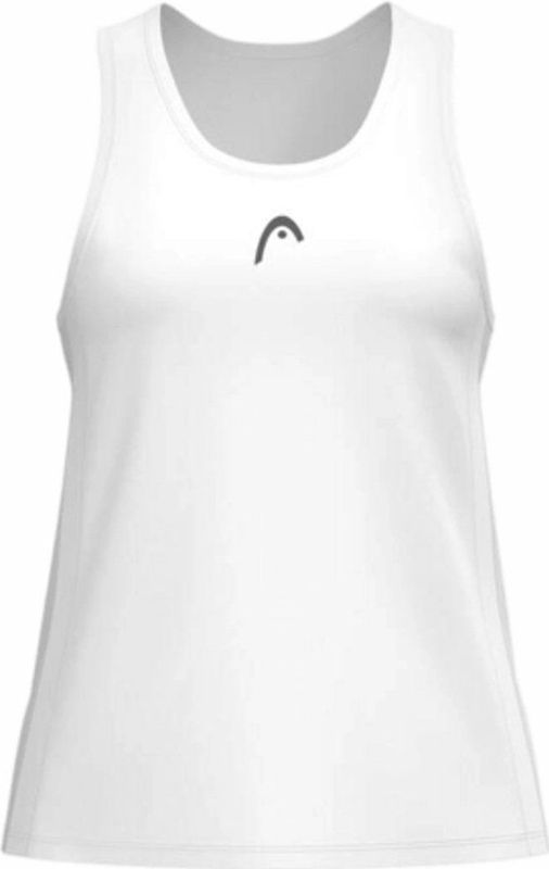 HEAD - Club 25 Tech Débardeur - Wit - 100% Polyester - Sportieve Pasvorm