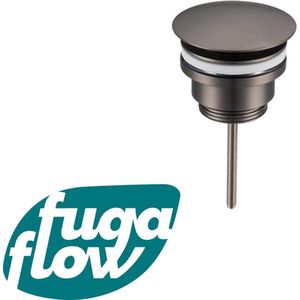 FugaFlow Eccelente Sobrado Badkamer afvoerplug always open PVD gunmetal