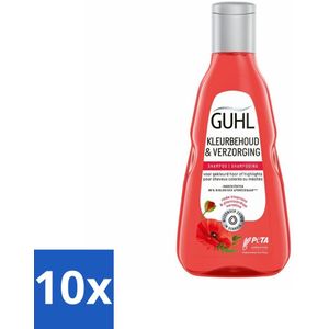 Guhl - Shampoo - Kleurbehoud & Verzorging - 250 ml - Bulkverpakking - 10 stuks