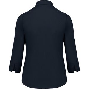 Blouse Dames 3XL Kariban 3/4-mouw Navy 65% Polyester, 35% Katoen