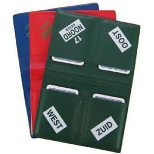 Voorbedrukte mapjes 17 t/m 24 BLAUW