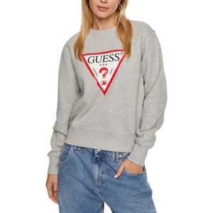 Guess - CN Original Fleece - Damessweatshirt - Grijs - Katoen