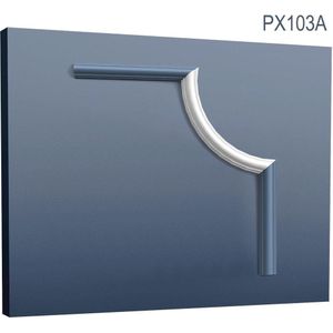 Hoekbocht voor wandlijsten Origineel Orac Decor PX103A AXXENT Sierelement