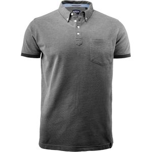 James Harvest POLO PIQUE LARKFORD 2135030 - Zwart Mêlee - S