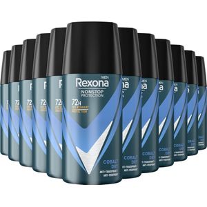 Rexona - Men Advanced Protection - Anti-Transpirant Spray - Cobalt Dry - 12 x 35 ml - Voordeelverpakking