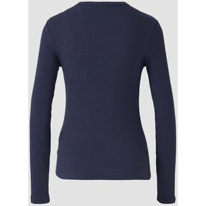 Longsleeve - Zacht - Ribstructuur - Smal Model - Ronde Hals