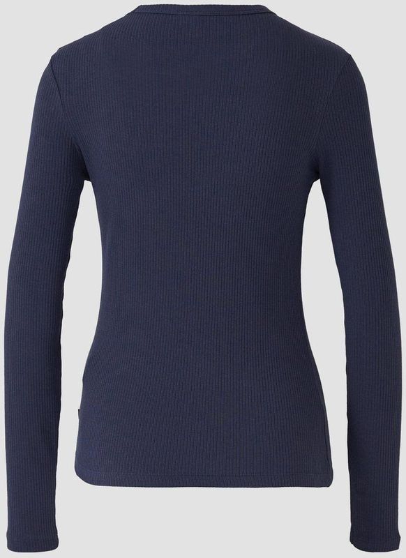 Longsleeve - Zacht - Ribstructuur - Smal Model - Ronde Hals